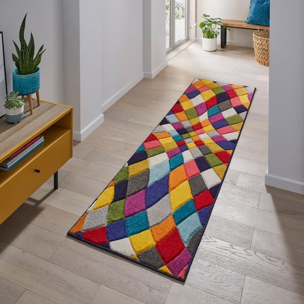 Tappeto a strisce 66x230 cm Rhumba - Flair Rugs-image-1