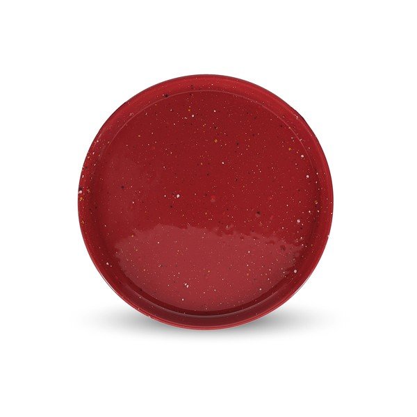 Piatto da dolce burgundy in porcellana ø 20,5 cm Fika – ONA