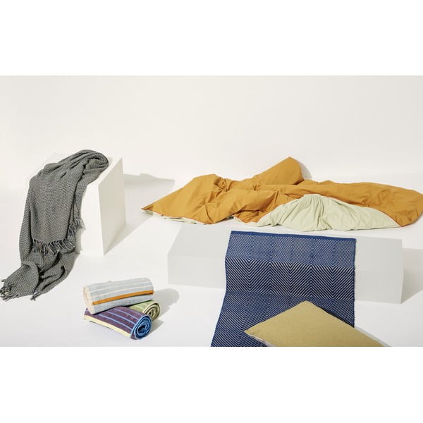Tappeto grigio 80x200 cm Mellow - Hübsch-image-1