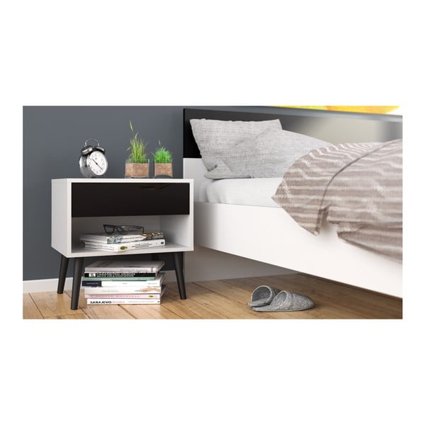 Comodino con cassetto Delta - Evergreen House-image-2