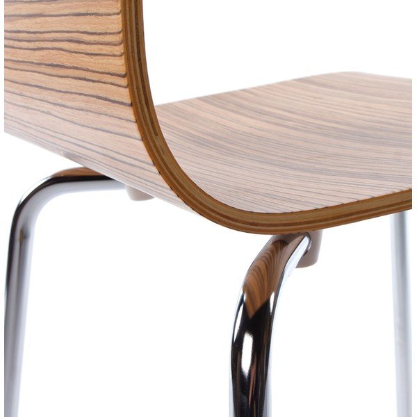 Sedia in legno di design Zebrano - Kokoon-image-3