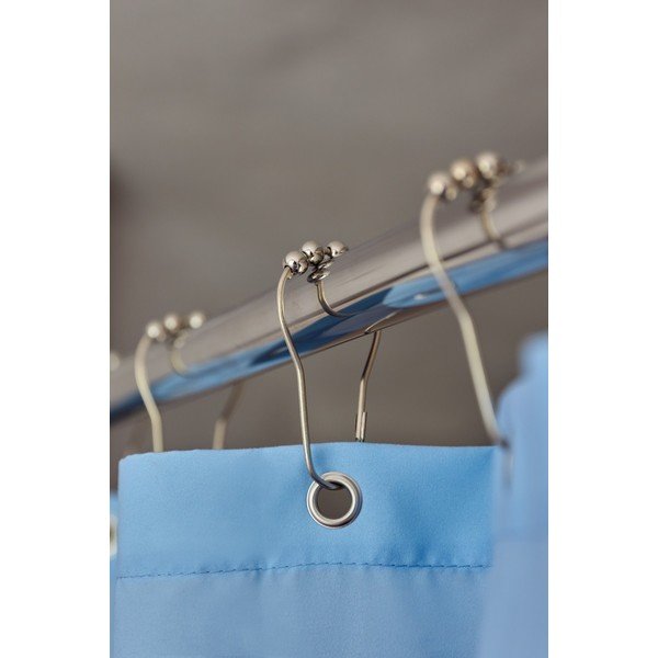 Set di anelli per tenda doccia color argento opaco 10 pz Aqua – Mette Ditmer Denmark-image-2