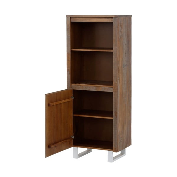 Libreria in legno di pino di colore naturale 55x140 cm Lagos - Støraa-image-2