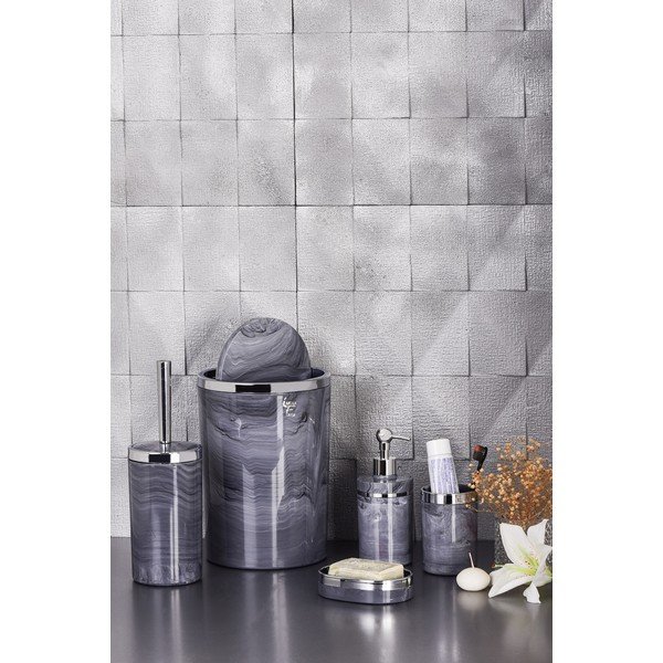 Set di accessori da bagno grigi - Oyo Concept-image-1