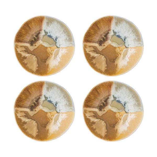 Ciotoline in set color crema in gres 4 pz 625 ml Lacey – Bloomingville-image-2