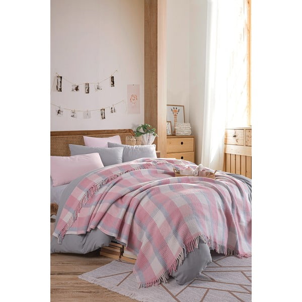 Copriletto rosa 180x220 cm Warm Soft – Mijolnir-image-3