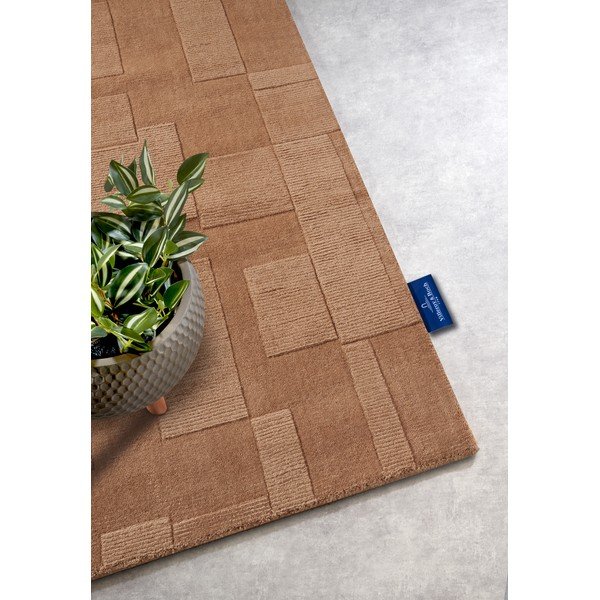 Passatoia marrone in lana tessuta a mano 80x250 cm Wilhelmine - Villeroy&Boch-image-2