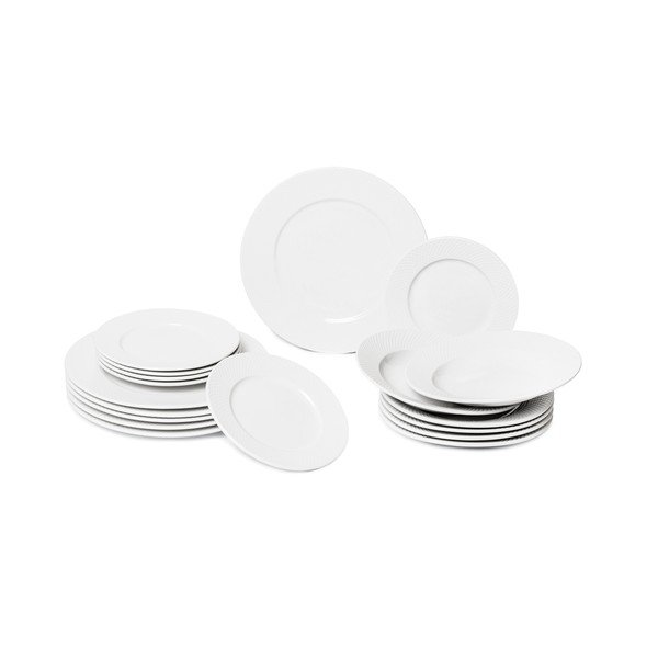 Set di piatti in porcellana 18 pz Imperio - Bonami Essentials