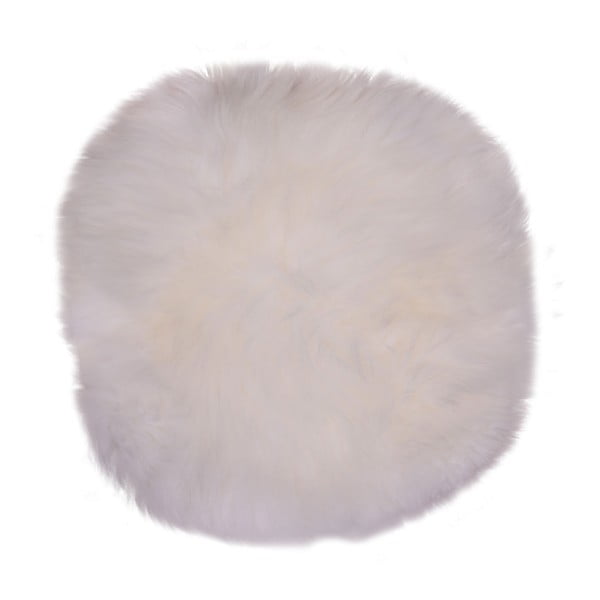 Cerchio di pelle di pecora bianca, ⌀ 35 cm - House Nordic