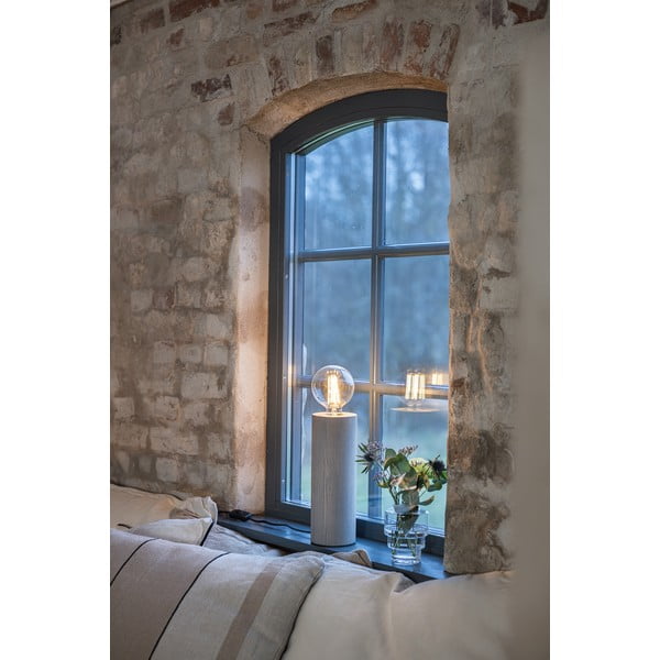 Lampada da tavolo grigia (altezza totale 28 cm) Legna – Markslöjd-image-1
