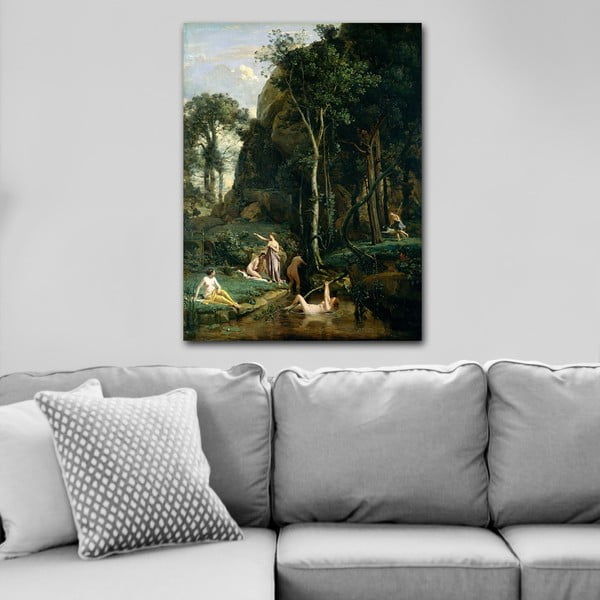 Dipinto - riproduzione 70x100 cm Camille Corot - Wallity-image-1