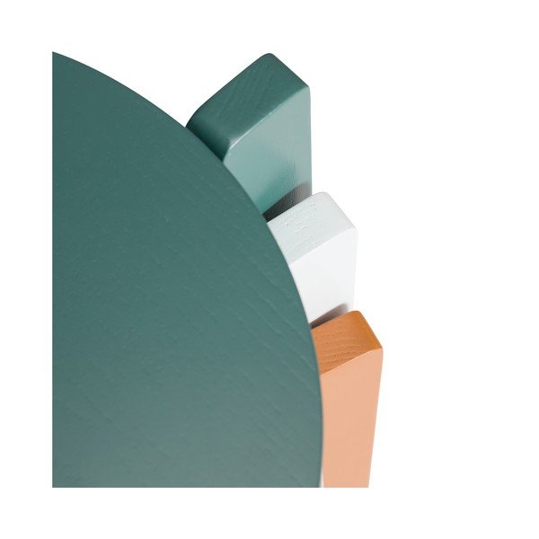 Sgabello color petrolio con effetto rovere impilabile Always – Hübsch-image-4