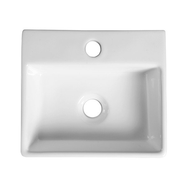 Lavabo bianco in ceramica 33,5x29 cm Giulia – Sapho-image-2