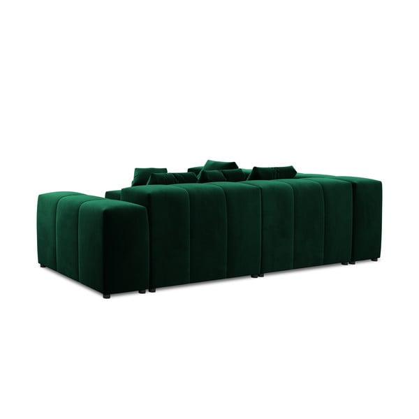 Divano angolare in velluto verde (variabile) Rome Velvet - Cosmopolitan Design-image-4