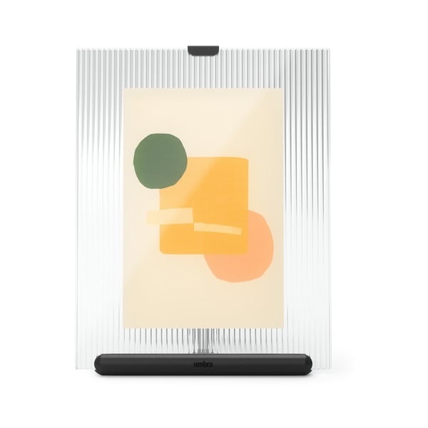 Cornice nera in vetro verticale con sostegno 16x20 cm Flute – Umbra