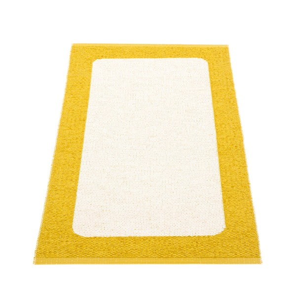 Tappeto da interno/esterno color senape/color crema 70x120 cm Ilda Mustard – Pappelina