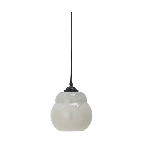 Lampadario grigio con paralume in vetro ø 19 cm Motella – Bloomingville