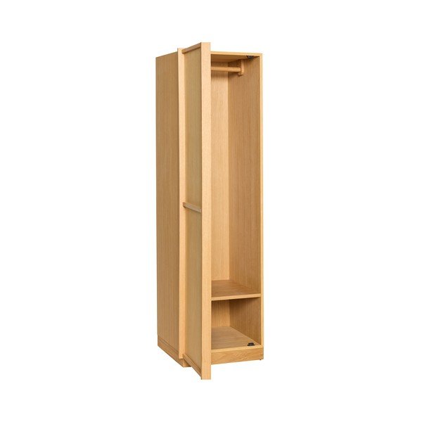 Armadietto di colore naturale con effetto rovere 50x181x55 cm Kura – Hübsch-image-2