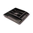 Organizzatore di posate Classic nero, 40 x 38,5 cm - Addis