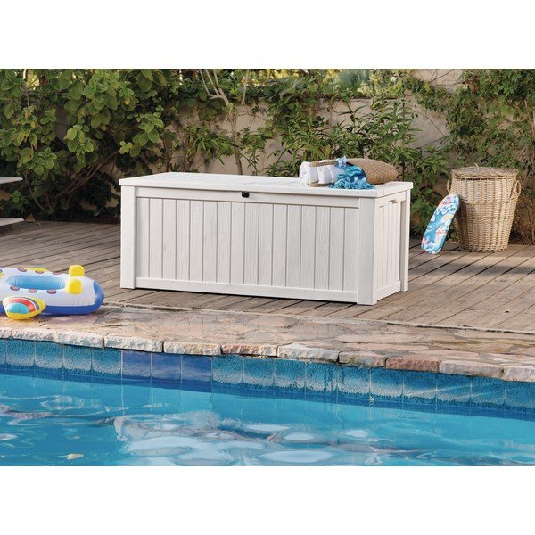 Cassetta portaoggetti da giardino color crema , 570 l - Keter-image-1