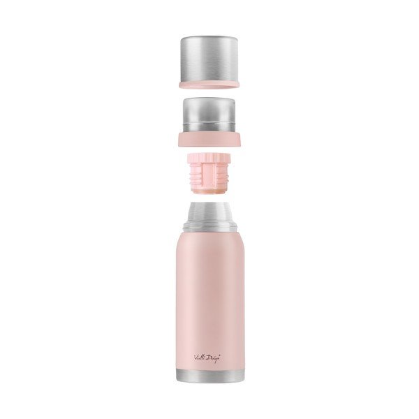 Tazza termica da viaggio rosa Fuori, 1 l - Vialli Design-image-3