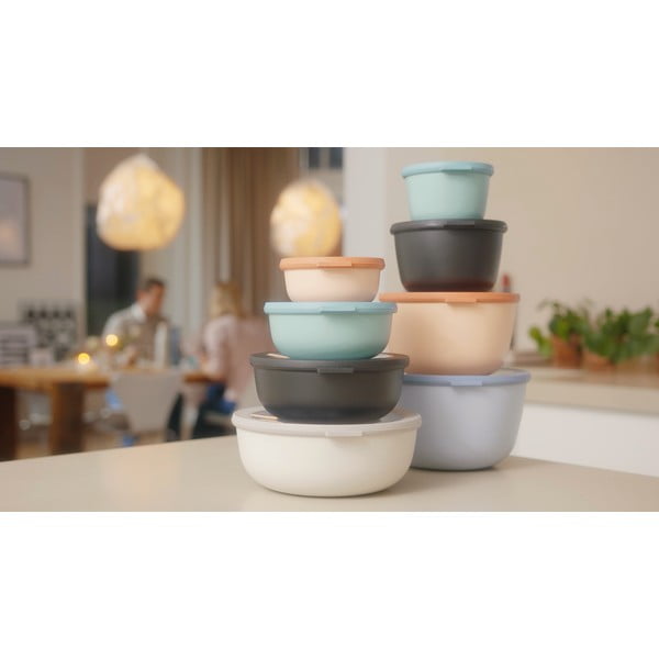 Scatole per alimenti in set da 3 Nordic black - Mepal-image-1