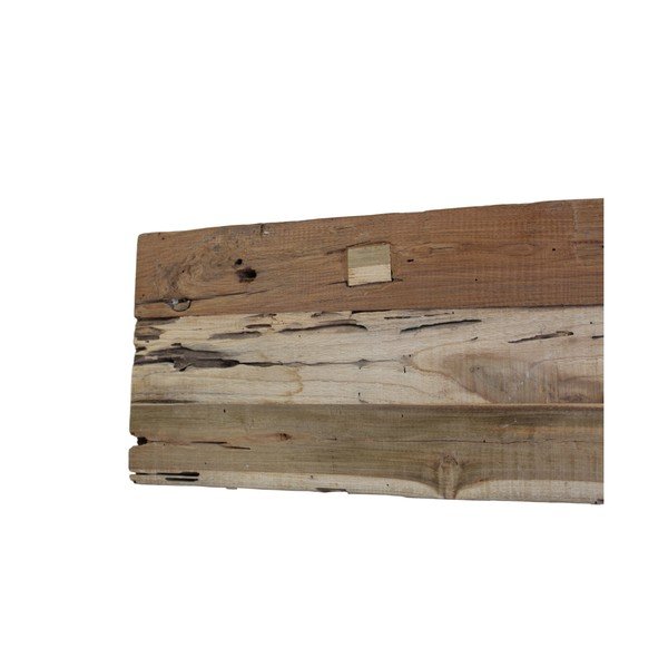 Panchina in legno di teak non trattato Rustical, lunghezza 100 cm - HSM collection-image-4