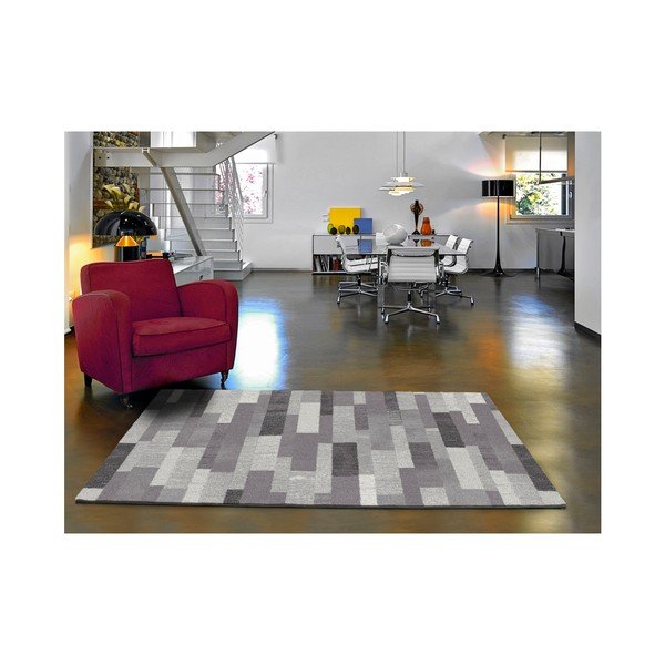 Tappeto grigio Adra Grey, 57 x 110 cm - Universal-image-2