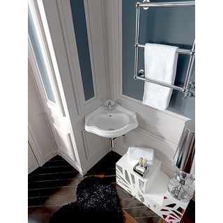 Lavabo bianco in ceramica 57,5x58 cm Retro – Sapho