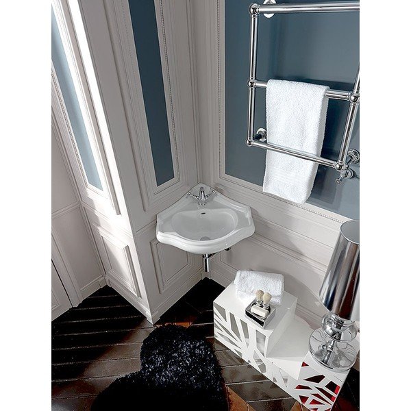 Lavabo bianco in ceramica 57,5x58 cm Retro – Sapho-image-1