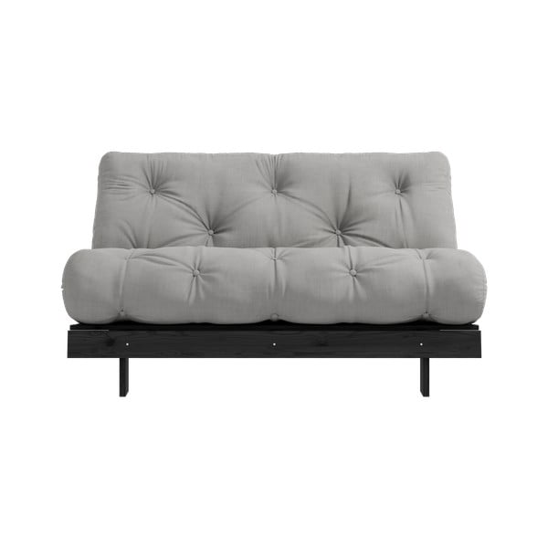 Divano letto grigio 140 cm Roots Black Night - Karup Design