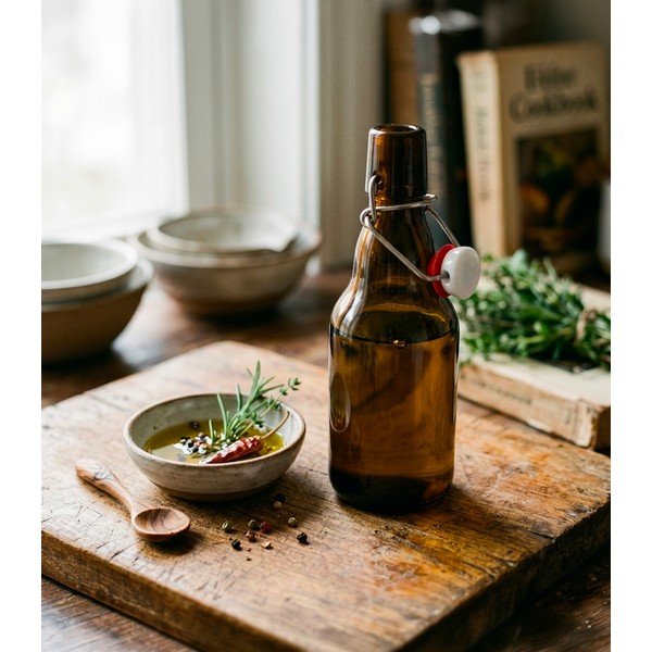 Bottiglia marrone in vetro 350 ml – Orion-image-1