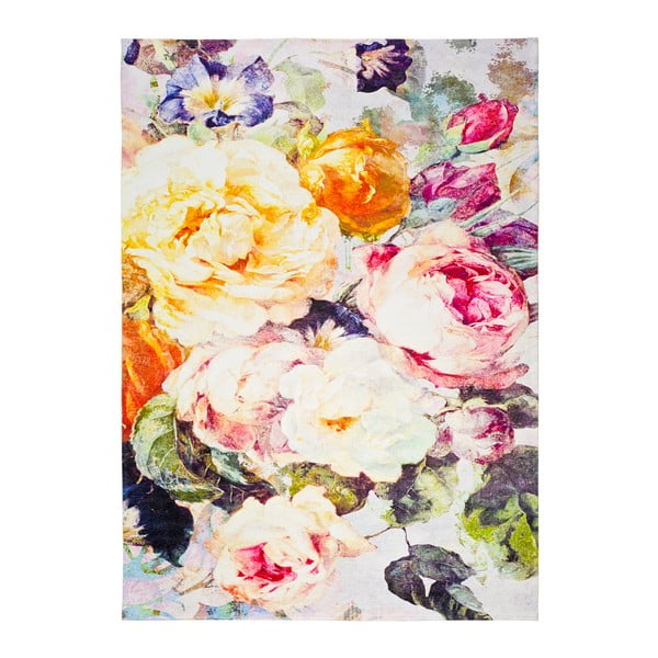 Tappeto Chenile Flowerina, 80 x 150 cm - Universal