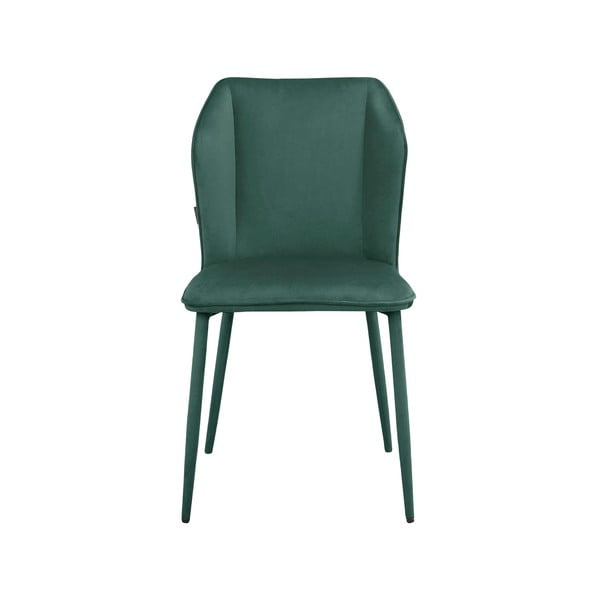 Set di sedie da pranzo in velluto verde 2 pz Wilma - Støraa-image-2