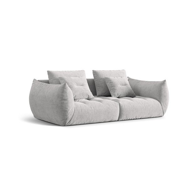Divano grigio chiaro 232 cm Bloom - Micadoni Home-image-2