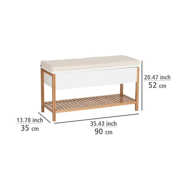 Scarpiera in bambù Finja - Wenko-image-4