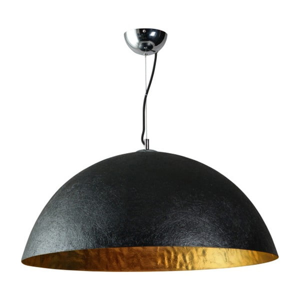 Lampada da soffitto nera e oro Mezzo Tondo, ⌀ 70 cm - ETH