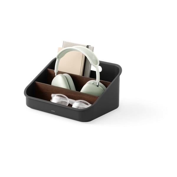 Organizer da bagno nero per cosmetici in plastica riciclata Bellwood - Umbra-image-3