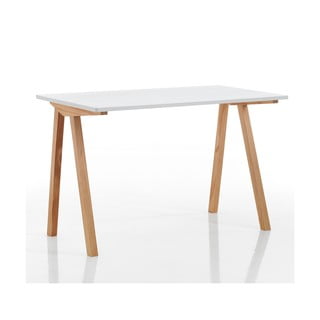 Tavolo da lavoro con piano bianco 60x120 cm Mak - Tomasucci