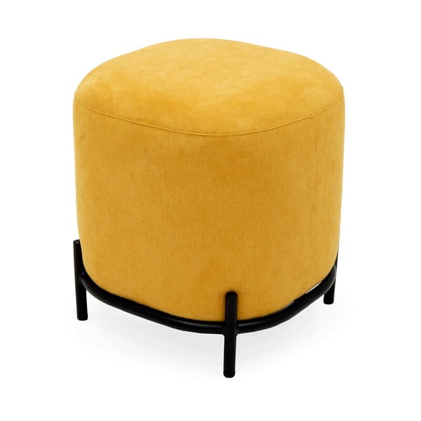 Pouf giallo , ø 42 cm Harry - Tenzo-image-2