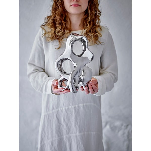 Statuetta in gres (altezza totale 27 cm) Vinini – Bloomingville-image-2