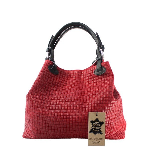 Borsa in pelle rossa Tessa - Chicca Borse-image-1
