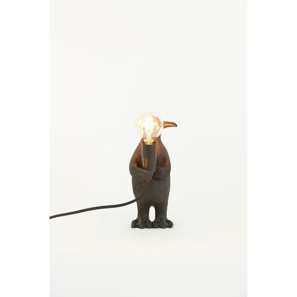 Lampada da tavolo nero opaco (altezza 24 cm) Penguin - Light & Living-image-1