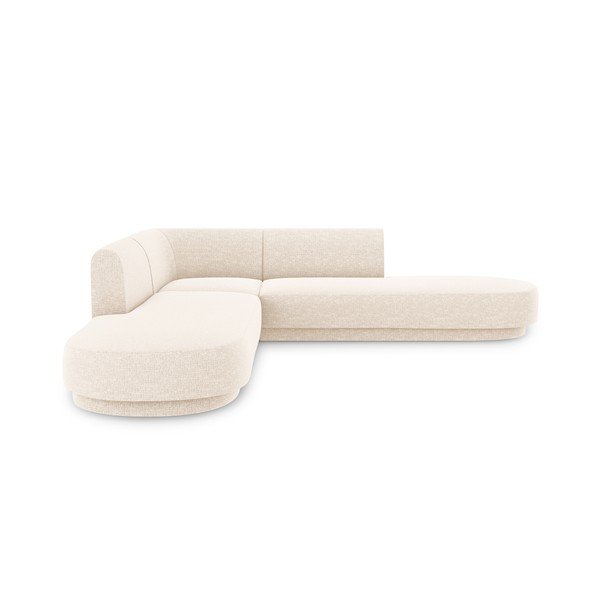 Divano angolare crema Miley - Micadoni Home-image-3