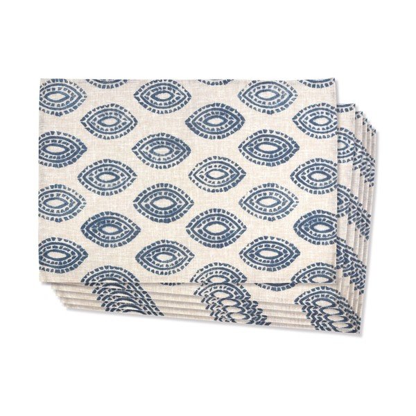 Tovaglietta di stoffa 6 pezzi 50x35 cm - Foutastic