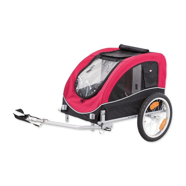 Rimorcihio per bicicletta rosso per cane 68x75 cm Trixie M – Plaček Pet Products