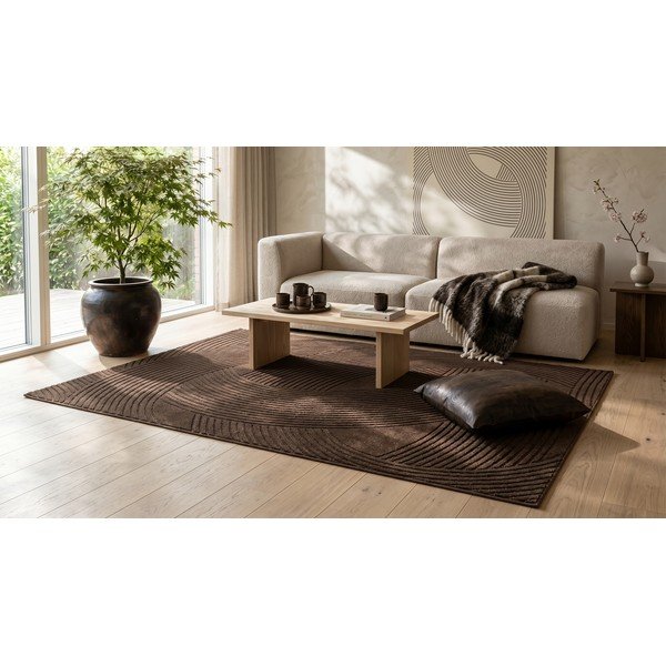 Tappeto marrone 120x170 cm Zephyr - ESTE-image-4