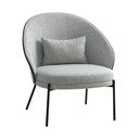 Poltrona grigio chiaro Canelas - House Nordic