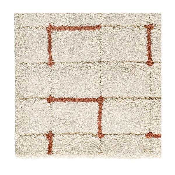 Tappeto color mattone/color crema 160x230 cm Brenda – Universal-image-3