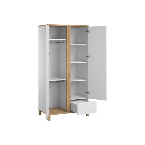 Armadio bianco Altitudine, altezza 184 cm - Vox-image-2